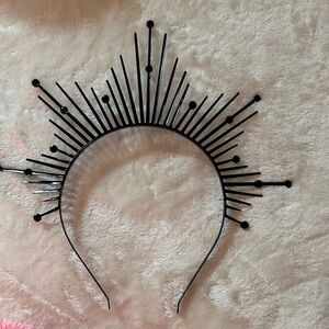 Black Spiked Headband